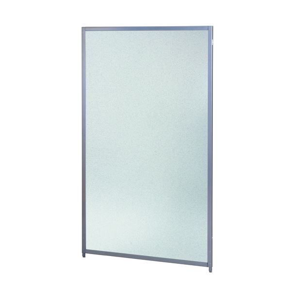 マグネットパーテーション/衝立 〔クリアーフロスト〕 幅900×奥行20×高さ1525mm スチール製 〔リビング ダイニング〕 完成品の通販は 20,251円