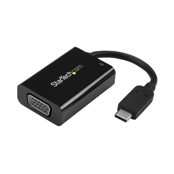 StarTech.com USB-C-VGA変換アダプタ 2048×1280 Power Delivery対応 CDP2VGAUCP 1個の通販は 10,483円
