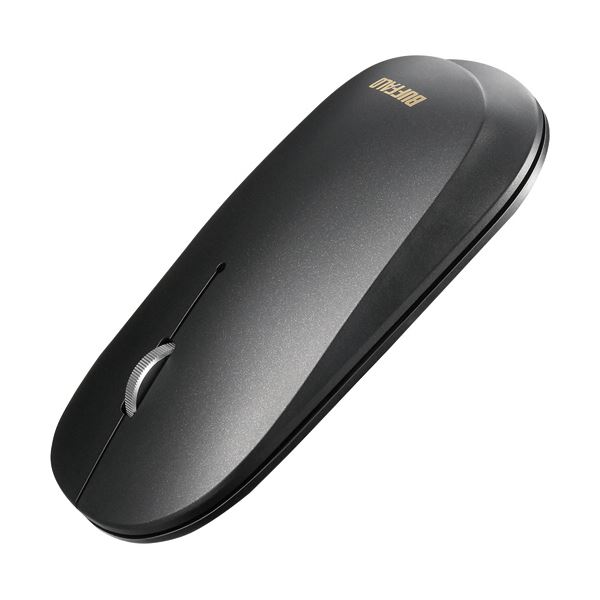 （まとめ）バッファロー 無線 BlueLED 薄型3ボタン フレクサスマウス ノーマル シルバー BSMBW330NSV 1個 〔×3セット〕 【北海道・沖縄・離島配送不可】