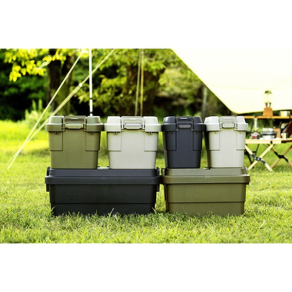 トランクカーゴ/収納ボックス 〔S蓋 70L ブラック〕 幅78cm 車用ルーフキャリー対応 日本製 〔アウトドア キャンプ〕 【北海道・沖縄・離島配送不可】_3