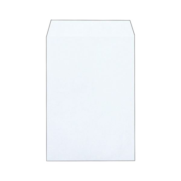 (まとめ) ピース R40再生ケント封筒 角2 100g／m2 〒枠なし ホワイト 426 1パック（100枚） 〔×10セット〕 【北海道・沖縄・離島配送不可】_1