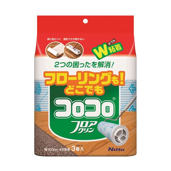 （まとめ） ニトムズ スペアテープフロアクリン 3巻 C4352〔×10セット〕の通販は
