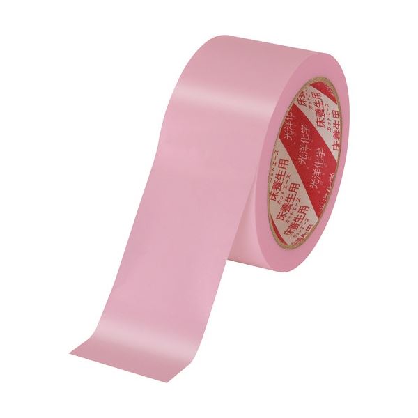 (まとめ) 光洋化学 カットエースFP ピンク 厚さ0.12mm×幅50mm×長さ25m CAFP5025 1巻 〔×20セット〕の通販は