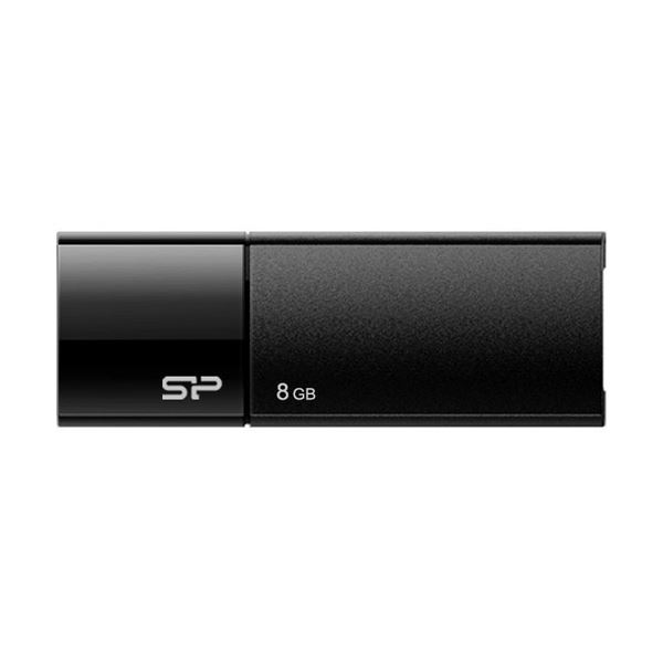 (まとめ) シリコンパワーUSB2.0フラッシュメモリ Ultima U05 8GB ブラック SP008GBUF2U05V1K 1個 〔×10セット〕 【北海道・沖縄・離島配送不可】