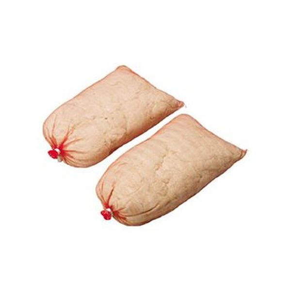 （まとめ）TRUSCO天然繊維高性能オイルキャッチャー 排水溝用 TOC-T500 1袋（2個）〔×3セット〕 【北海道・沖縄・離島配送不可】