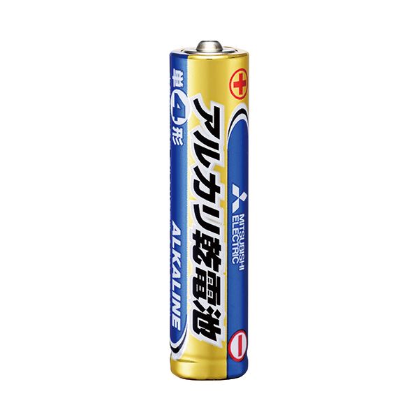 (まとめ) 三菱電機 アルカリ乾電池 単4形LR03N/4S 1セット(40本:4本×10パック) 〔×10セット〕 【北海道・沖縄・離島配送不可】