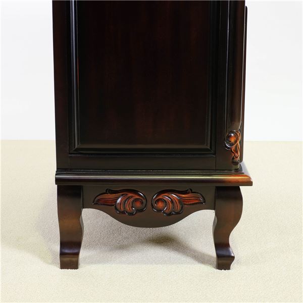 キャビネット/収納棚 約幅75×奥行40×高さ85.5cm ブラウン 完成品 〔リビング ダイニング 寝室〕 【北海道・沖縄・離島配送不可】_5