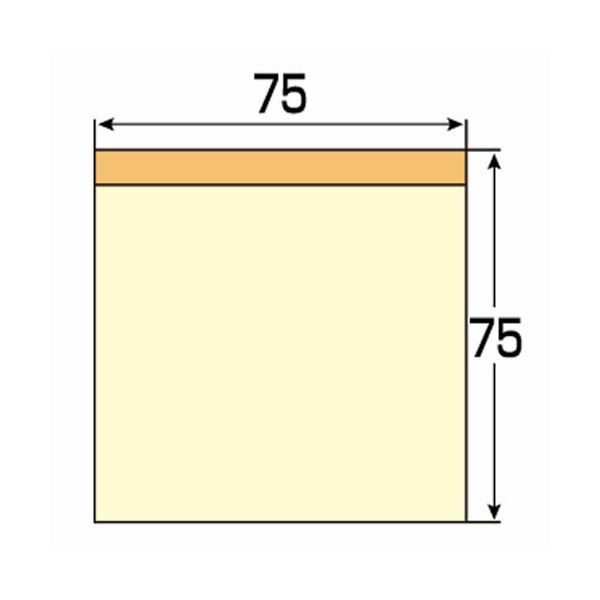 (まとめ) スマートバリュー ふせんBOX 75×75mm 桃 P434J-P-10 〔×5セット〕 【北海道・沖縄・離島配送不可】