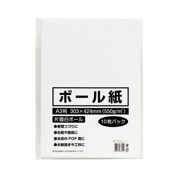 ボール紙　1パック(10枚)　まとめ)　今村紙工　TTM10-A3　A3　〔×30セット〕【代引不可】【北海道・沖縄・離島配送不可】-