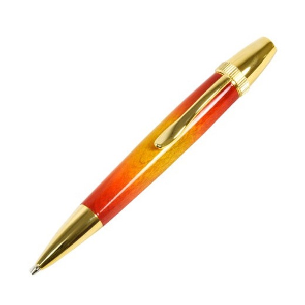 日本製 Air Brush Wood Pen サンバースト ボールペン(ギター塗装)〔パーカータイプ/芯：0.7mm〕楓/メイプルウッドの通販はその他筆記具
