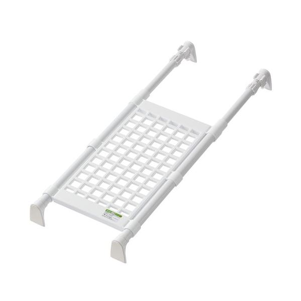 (まとめ) 突っ張り棚/突っ張りラック 〔伸縮 超強力メッシュラックミニ S〕 強力 53〜75cm 〔×10個セット〕 【北海道・沖縄・離島配送不可】