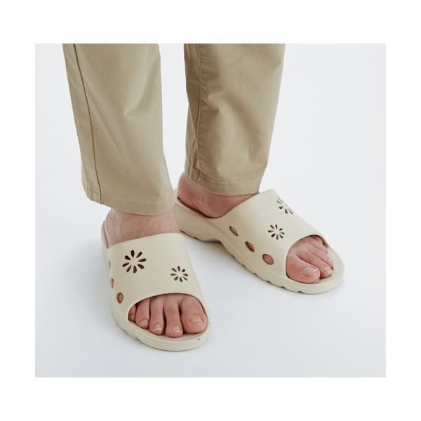 （まとめ）マルハチ産業 ランドリエ ベージュM（22.0〜24.5cm）101153BE 1足〔×10セット〕 【北海道・沖縄・離島配送不可】