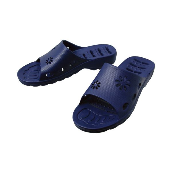 （まとめ）マルハチ産業 ランドリエ ダークブルーL（24.5〜27.0cm）101177DB 1足〔×10セット〕 【北海道・沖縄・離島配送不可】