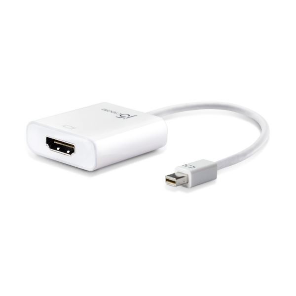 （まとめ）j5 Create MiniDisplayPort HDMI 変換アダプター JDA152 1個〔×3セット〕 【北海道・沖縄・離島配送不可】