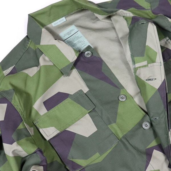スウェーデン軍BDU（Battle Dress Uniform） M90グリーンカモ ジャケット 復刻 S 【北海道・沖縄・離島配送不可】_5