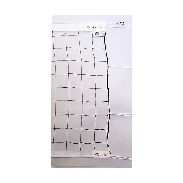KTネット 上下テープ付き 6人制バレーネット 日本製 〔サイズ：巾100cm×長さ9.5×網目10cm〕 KT133の通販は 29,158円