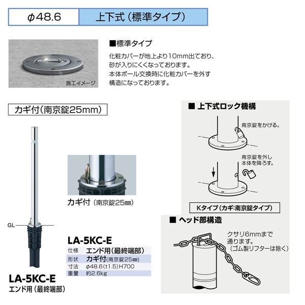 サンバリカー LA-5KC-E（端部） 〔0312-00004〕 【北海道・沖縄・離島配送不可】