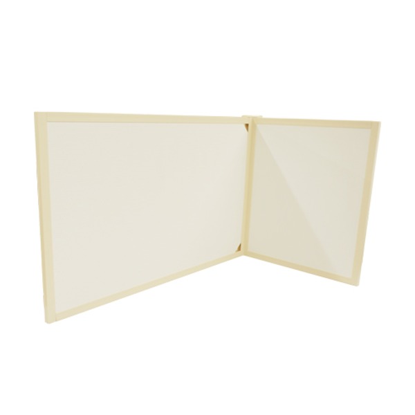 〔飛沫防止〕 L字 デスクトップパーテーション/衝立 〔W1200用 高さ500mm〕 日本製 アルコール除菌可 〔接客 飲食店 店舗〕 【北海道・沖縄・離島配送不可】の通販は