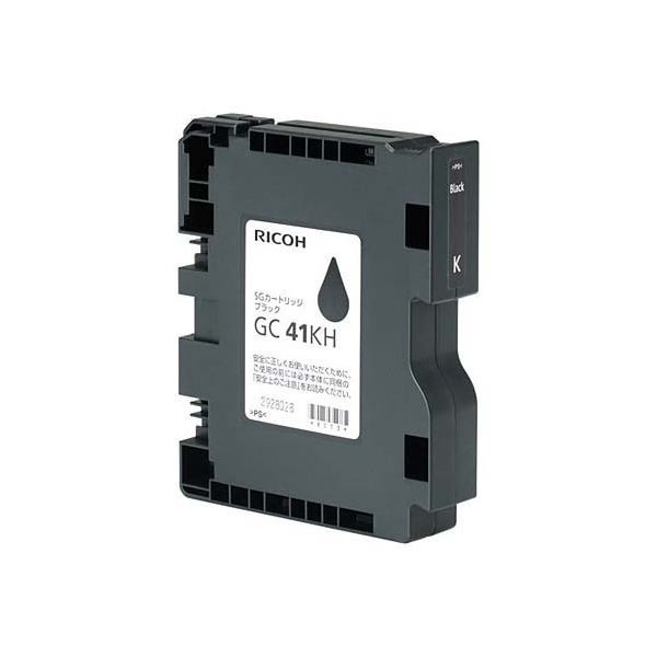 (まとめ）リコー SGカートリッジ GC41KHブラック Lサイズ 515825 1個〔×3セット〕の通販は
