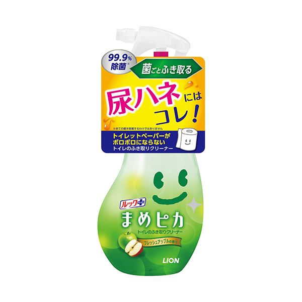 (まとめ) ライオン ルック まめピカ トイレのふき取りクリーナー 本体 210ml 1本 〔×30セット〕 【北海道・沖縄・離島配送不可】