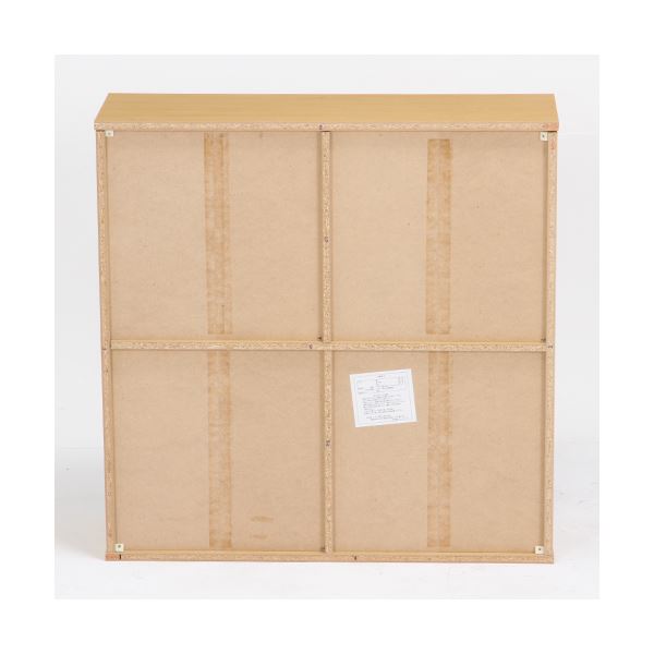 ダブルスライドラック(収納棚/本棚) 16マス 〔ナチュラル〕 幅89cm 上下連結可 可動式棚板付き〔組立品〕 DS9090NA 87011の通販は ダブルスライドラック(収納棚/本棚) 16マス 〔ナチュラル〕 幅89cm 上下連結可 可動式棚板付き〔組立品〕 DS9090NA 87011の通販は