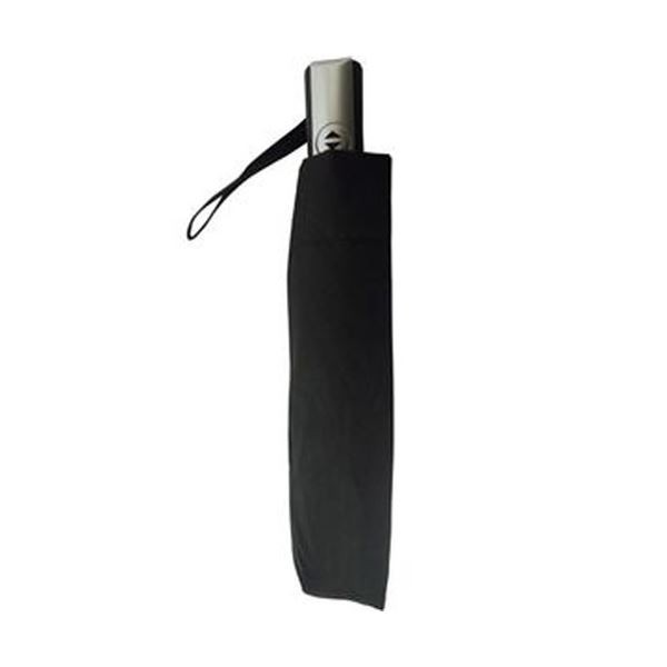 （まとめ）伊藤商店 耐風式自動開閉折りたたみ傘65cm ブラック NO.2009 1本〔×5セット〕