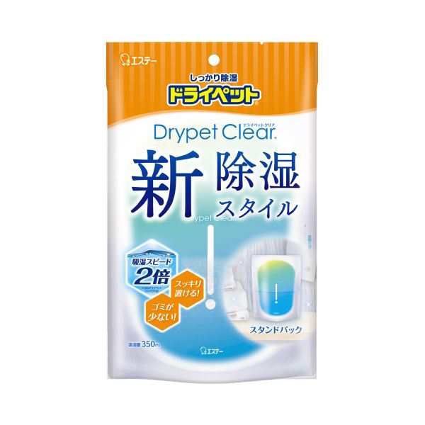 まとめ）エステー 除湿剤 ドライペット クリア 吸湿量350mL〔×50セット