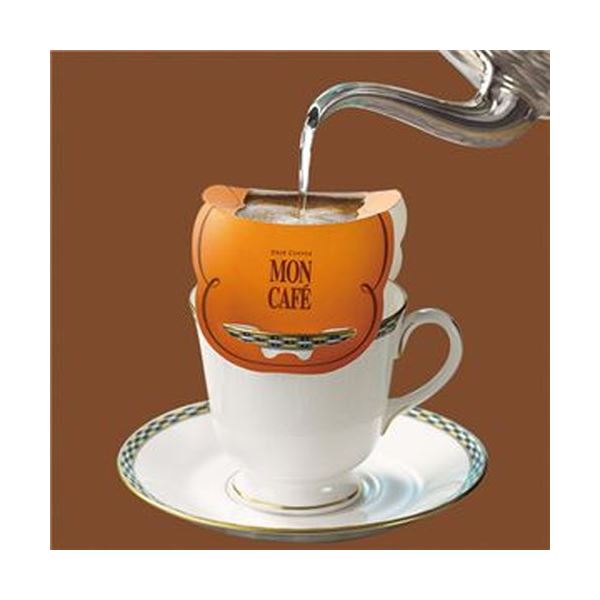 （まとめ）片岡物産 モンカフェ ドリップコーヒーモカブレンド 8g 1セット（60袋：30袋×2箱）〔×5セット〕 【北海道・沖縄・離島配送不可】_1