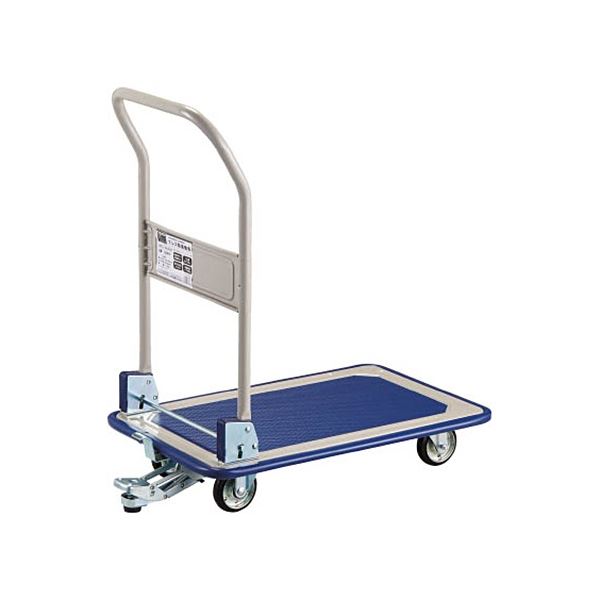 TRUSCO プレス製台車 折りたたみ式 946×646mm ストッパー付 350FNS 1台 完成品 【北海道・沖縄・離島配送不可】