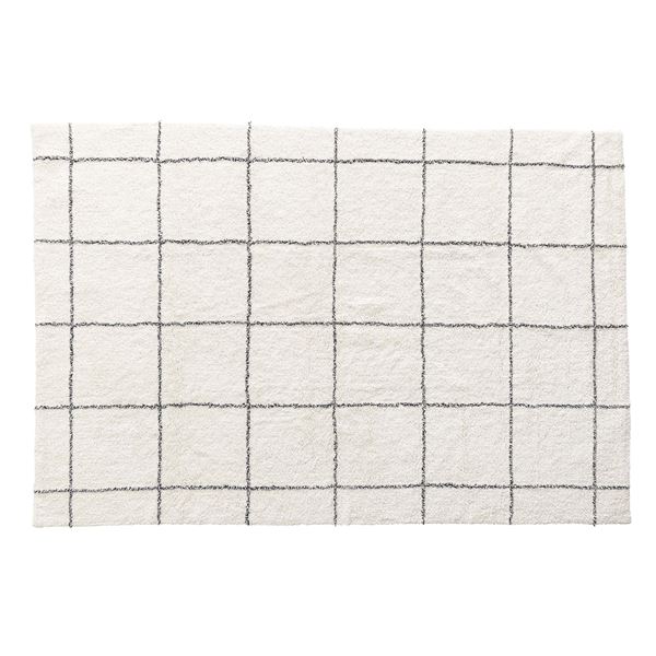 ラグ/カーペット 約幅130×奥行190cm アイボリー 完成品の通販は