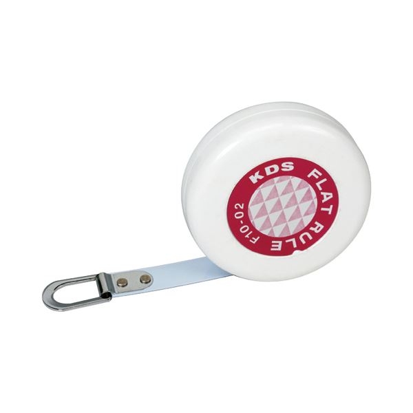 (まとめ) ムラテックKDS フラットルール 曲面測定尺 幅10mm×2m F10-02P 1個  〔×10セット〕 【北海道・沖縄・離島配送不可】