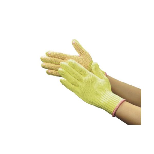 (まとめ) 吉野 アラミドパワー手袋 女性用 滑り止め(帝人アラミド社製トワロン100%) YS-G1W 1双 〔×3セット〕 【北海道・沖縄・離島配送不可】