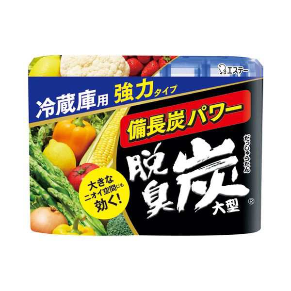 （まとめ） エステー 脱臭炭 冷蔵庫用大型 240g〔×10セット〕の通販は消臭剤