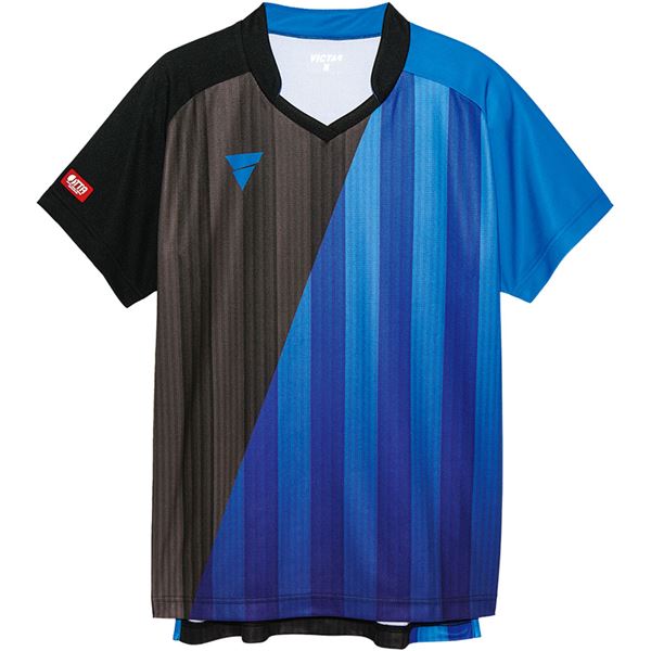 VICTAS（ヴィクタス） VICTAS V‐GS053 ユニセックス ゲームシャツ 31466 BL（ブルー） XS 【北海道・沖縄・離島配送不可】