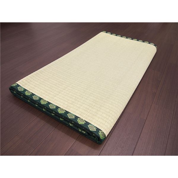 い草 上敷き/ラグマット 〔江戸間 8帖〕 高耐久性 長期間使用可 『雅 みやび』 〔リビング ダイニング 客間 仏間〕 【北海道・沖縄・離島配送不可】_4