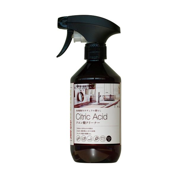 （まとめ）カネヨ石鹸 自然素材でナチュラル暮らしクエン酸クリーナー 450ml 1本 〔×10セット〕の通販は