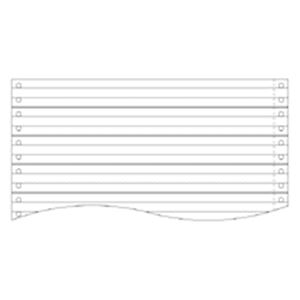 （まとめ）トッパンフォームズ ストックフォーム9×11インチ 1P ライン入 0913L1 1ケース(2000枚) 〔×2セット〕の通販は 14,659円