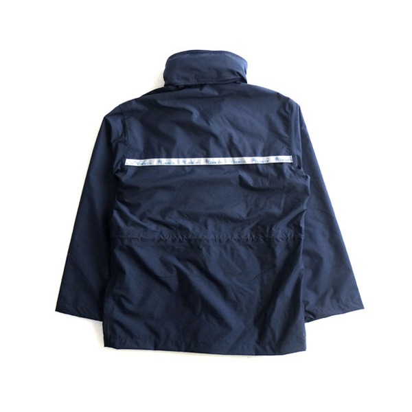 スペイン「CORREOS」（コレオス）前立て三重式ナイロン防水ジャケット未使用デットストック ネイビー 《XS（日本サイズM相当）サイズ》 【北海道・沖縄・離島配送不可】
