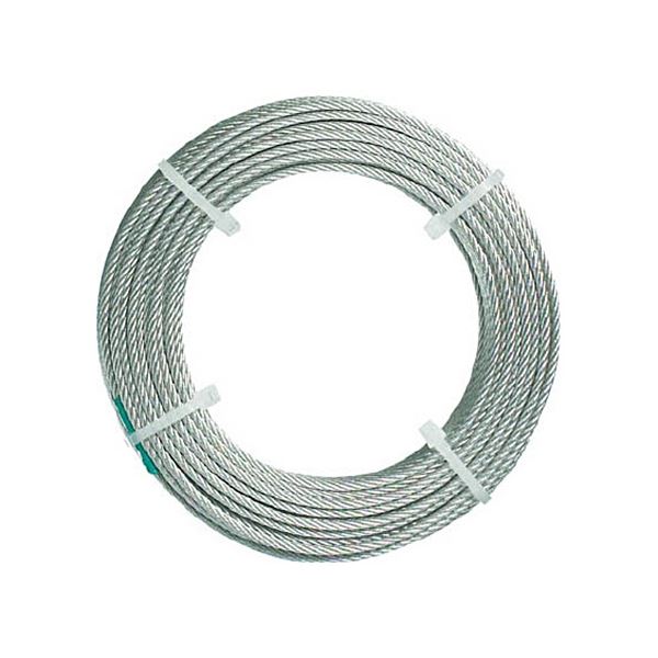 TRUSCO ステンレスワイヤロープ ナイロン被覆 Φ2.0(2.5)mm×30 CWC-2S30 1本 【北海道・沖縄・離島配送不可】