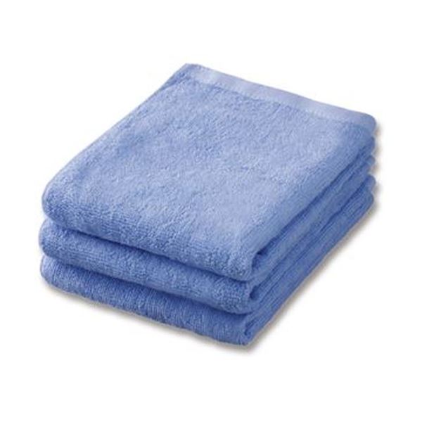 （まとめ）業務用スレンカラーフェイスタオルライトブルー 1パック（3枚）〔×20セット〕の通販は 13,810円