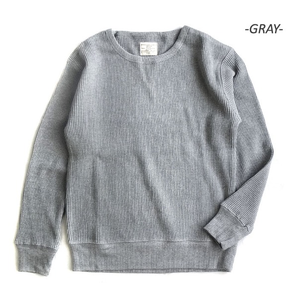 スーパーヘビーウェイト度詰めスウェット並みワッフルアンダーシャツ グレー XLの通販は