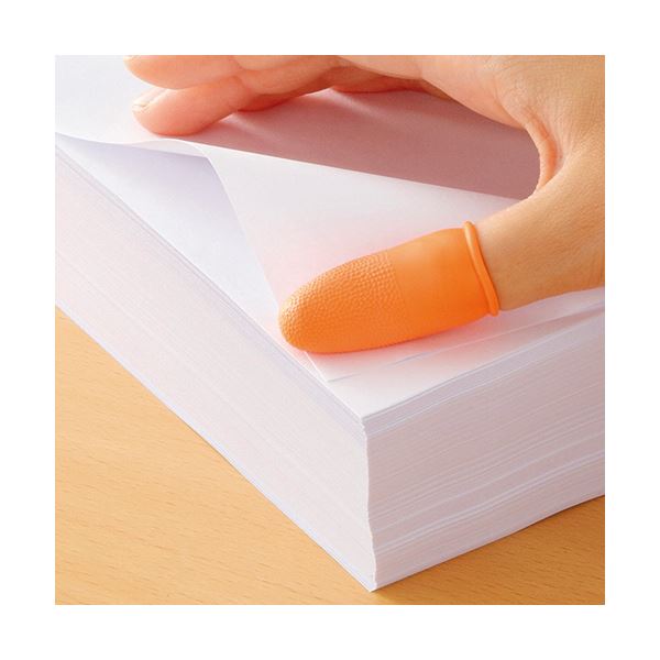 (まとめ) TANOSEE 指サック 小 業務用パック 1パック（50個） 〔×10セット〕 【北海道・沖縄・離島配送不可】