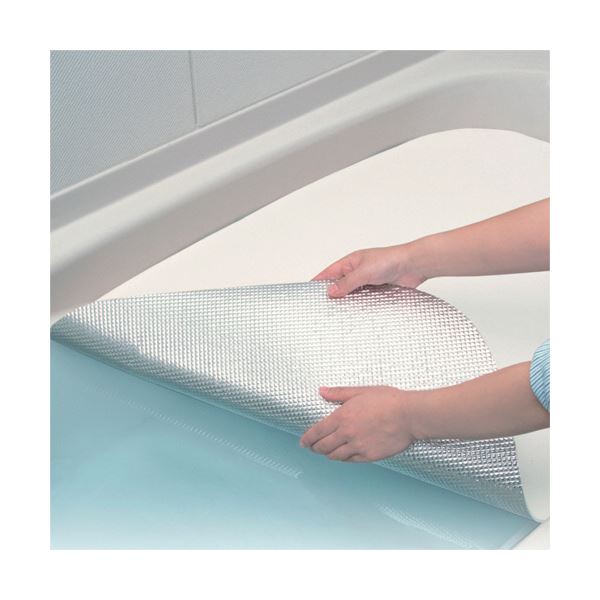 （まとめ）東和産業 NAL お風呂の保温 アルミ保温シート ロング 約70×120cm 1枚 〔×5セット〕 【北海道・沖縄・離島配送不可】