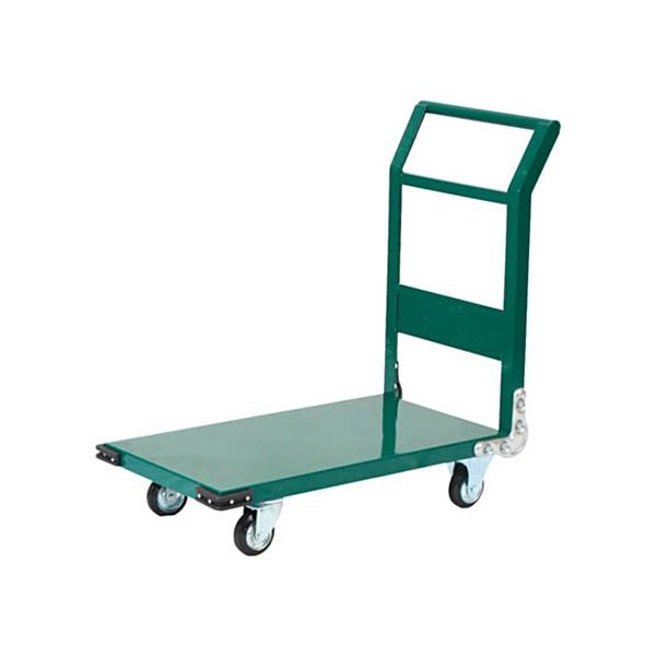 TRUSCO 鋼鉄製 運搬車 1200×750mm φ200 プレス車 緑 SH-1N-GN 1台 完成品 【北海道・沖縄・離島配送不可】