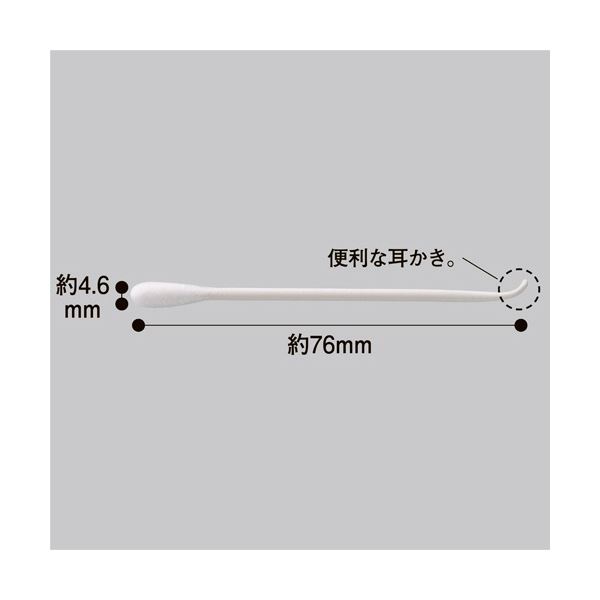 (まとめ) 白十字 ファミリーケア パック入り耳かき綿棒 1パック(50本) 〔×50セット〕 【北海道・沖縄・離島配送不可】_1