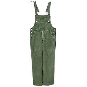 フランス海軍タイプ 1940オーバーオール ピグメントダイ（顔料染）グリーン L 【北海道・沖縄・離島配送不可】