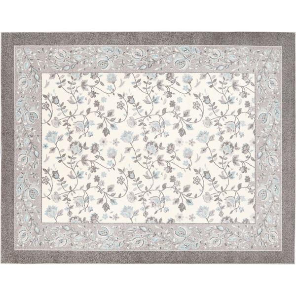 防炎 マット/絨毯 〔約190×290cm グレー〕 手洗いOK すべりにくい ホットカーペット対応 『ジュレ』 プレーベル 【北海道・沖縄・離島配送不可】