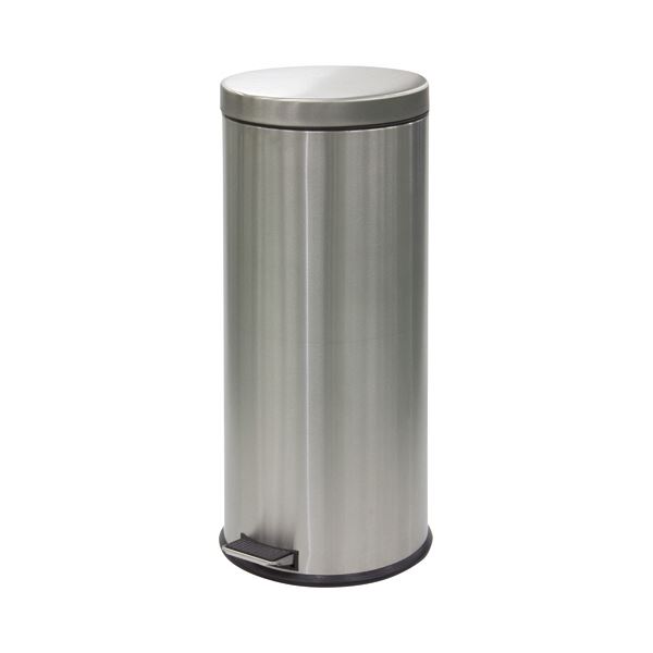 (まとめ) ステンレスペダルボックス 30L SU-909-930-0 1台  〔×5セット〕の通販は