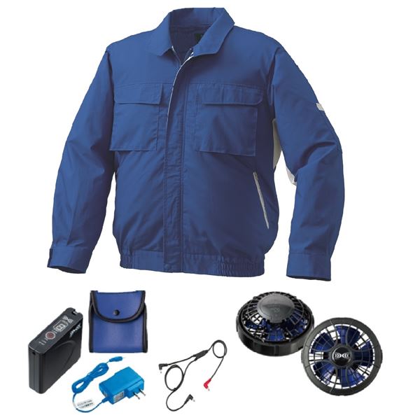 KU90550 空調服 R 綿薄手 FAN2400SPBB・RD9261・LISUPER1セット ライト