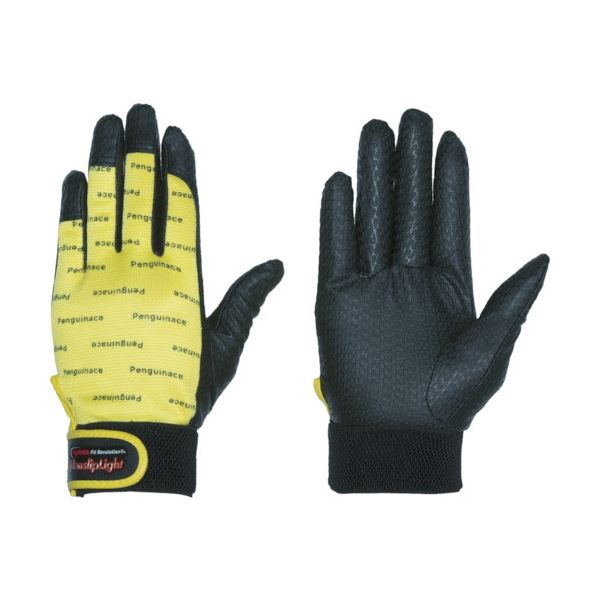 (まとめ) ペンギンエースジャパン ノンスリップライト Pパターンマジック L イエロー PA-9213 1双 〔×5セット〕の通販は 10,605円